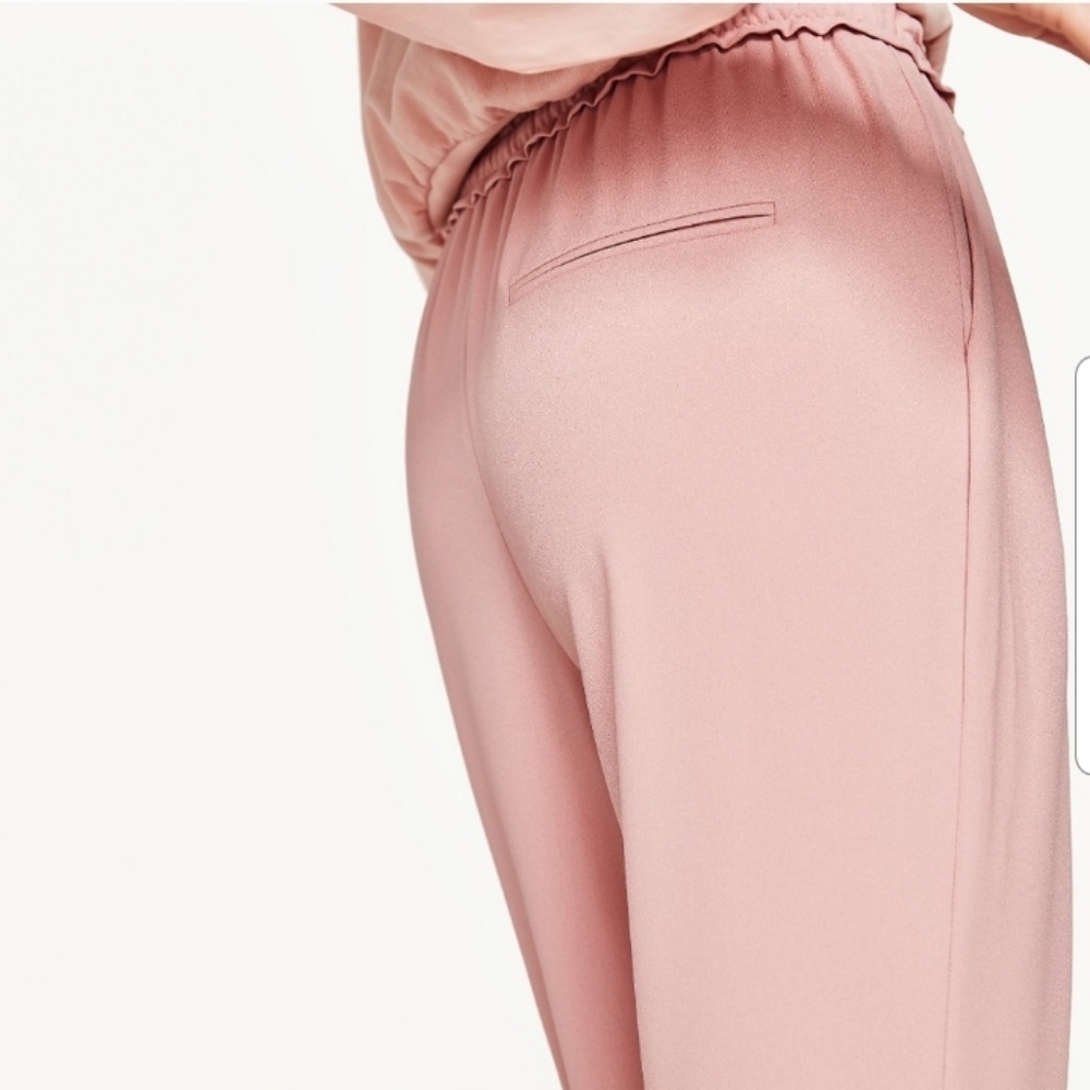 Zara Basic Collection Drawstring Trouser Pants - image 2